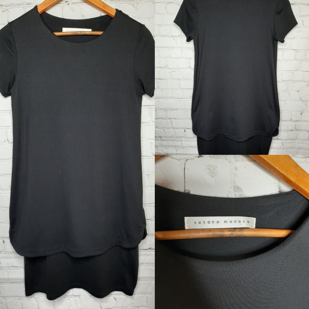 Susana Monaco black dress size S